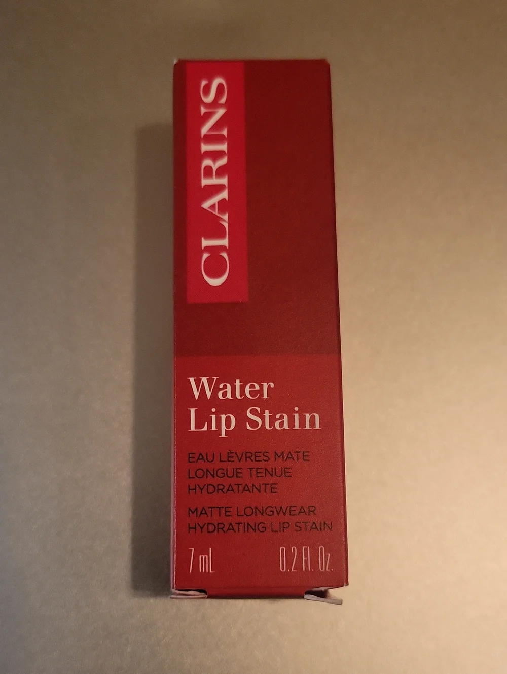 Clarins Water Lip Stain - Deep Red